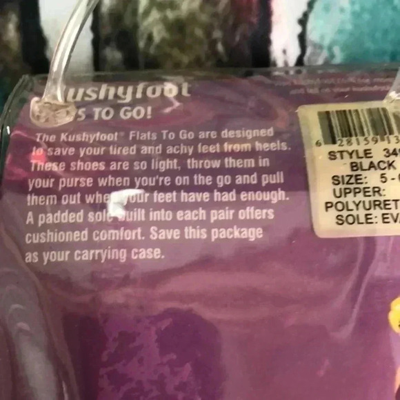 Kushyfoot Togo portable flats perfect for nights out/weddings size‎ 5-6 - Picture 3 of 7